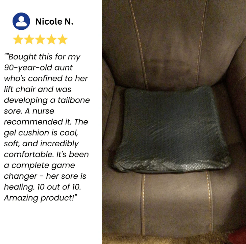 PostureFlow™ – Pain Relief Cushion